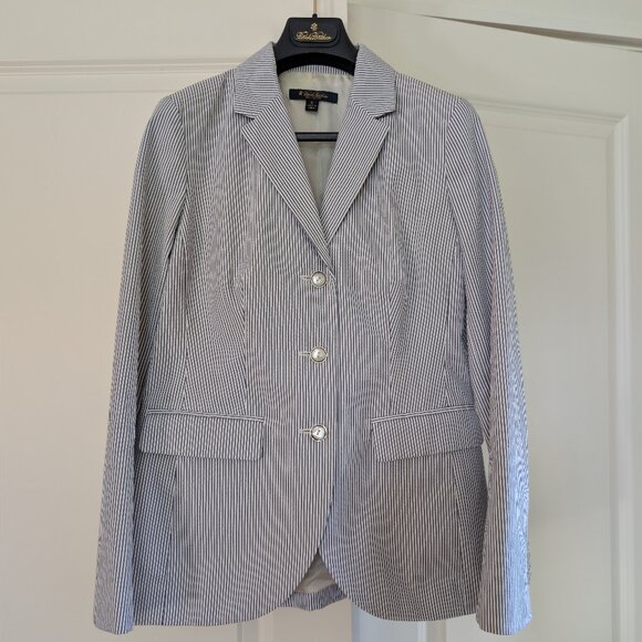 Brooks Brothers Stellita Fit Seersucker Blazer - Picture 1 of 13